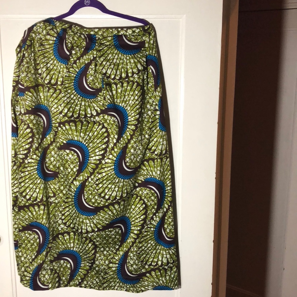 Soft Surroundings Full Skirt batik printed fabric